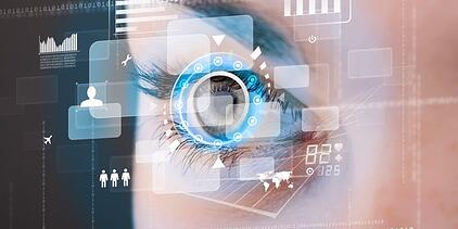 Future woman with cyber technology eye panel concept-1